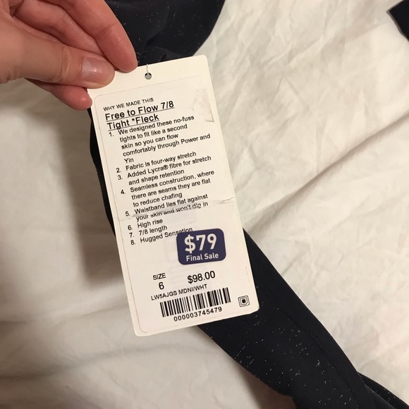 Lululemon Speckled Free to Flow Leggings - Picture 6 of 6